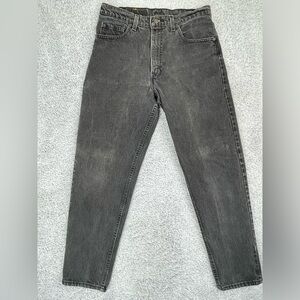 Levi's Jeans Mens 34 x 30 Classic Casual Black Denim Pants Work Grunge Concert
